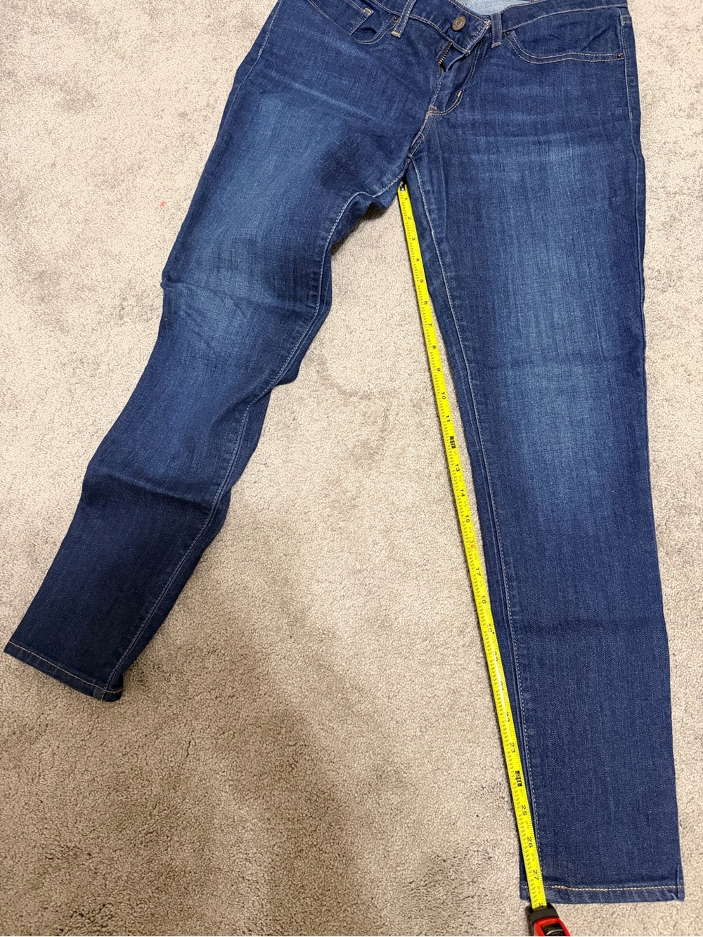 Levi’s Dark Blue Women's Straight-Leg Jeans - Picture 5 of 5